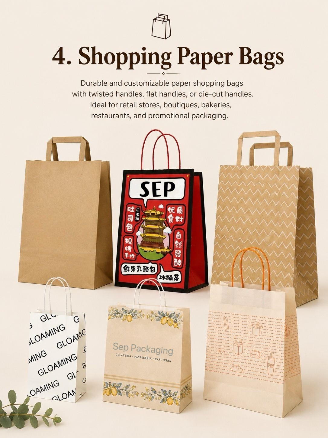 Shopping Paper Bags