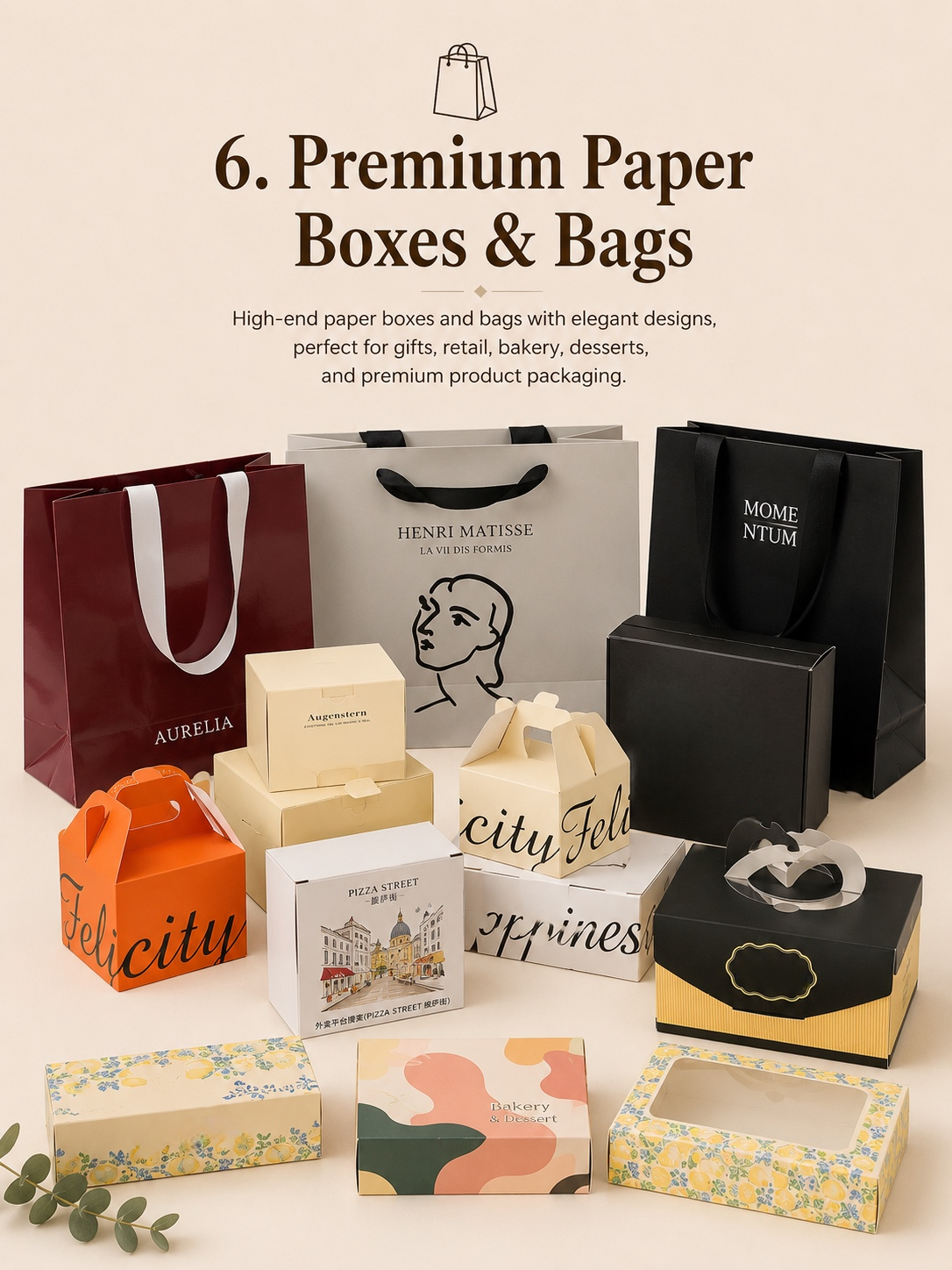 Premium Paper Boxes & Bags