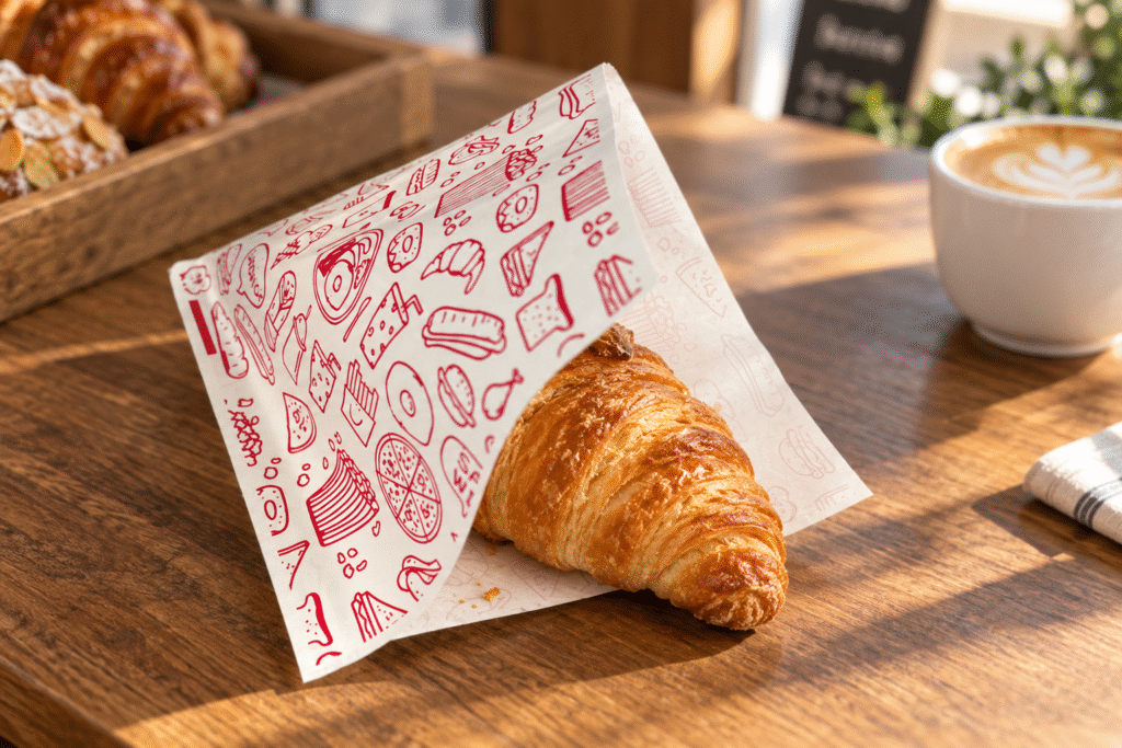 application triangle bag bakery & pastries