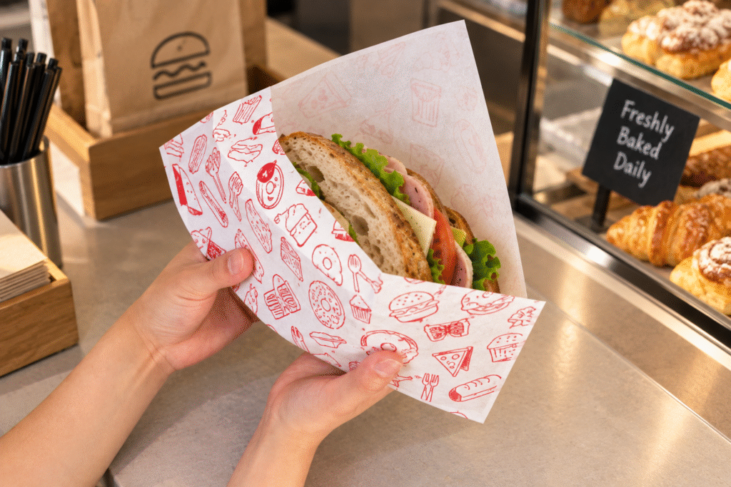 application triangle bag takeaway & quick service