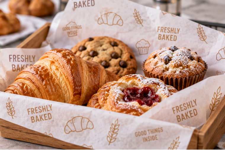application wrap bakery & pastry lining