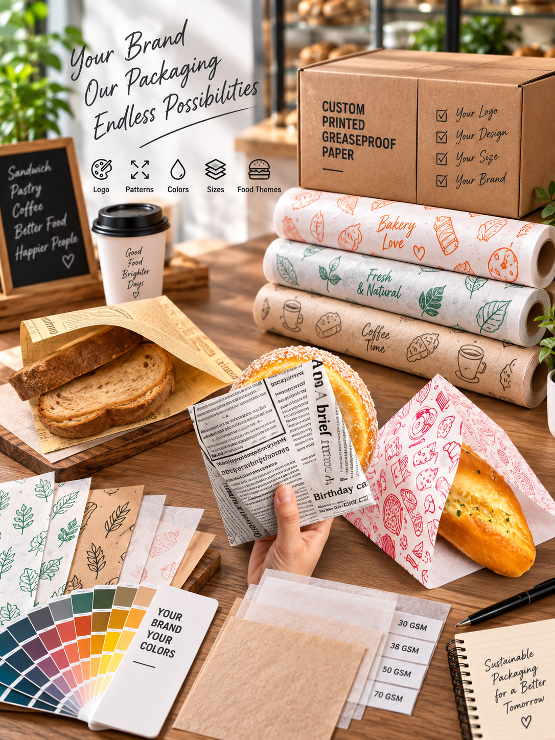 customization image triangle bag