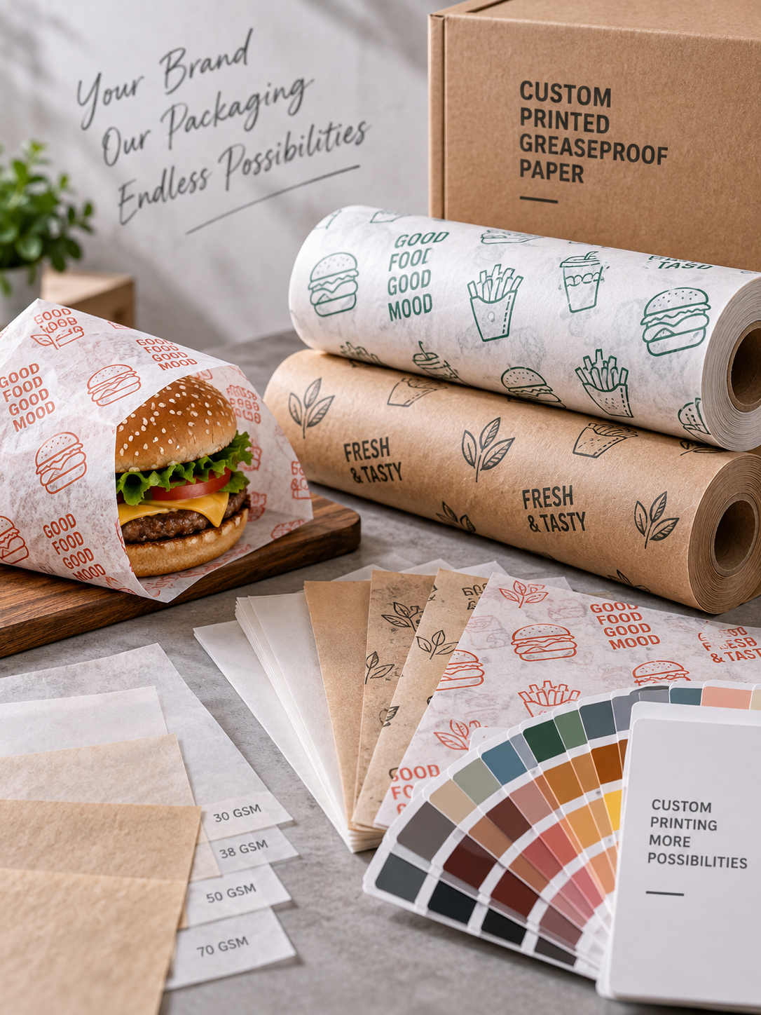 customization image wrap paper