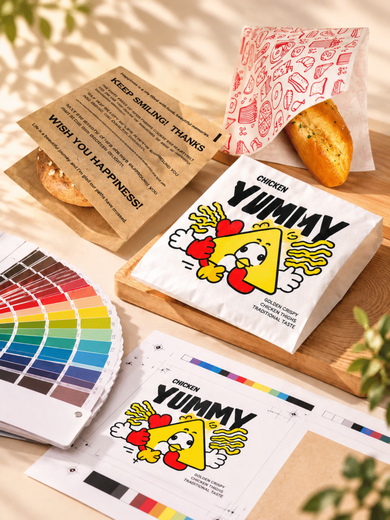 heat sealed paper bags printing & branding​